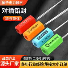 对插钢丝铅封一次性防拆封条物流集装箱油罐车专用抗拉防盗施封锁