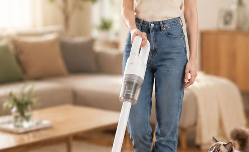 All-in-one vacuum cleaner with strong suction, portable, wireless, convenient for car use, pet hair and mite removal, super powerful, suitable for home use and other purposes