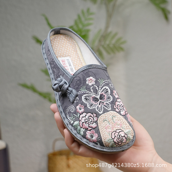 ethnic casual Beijing cloth slippers Chinese style