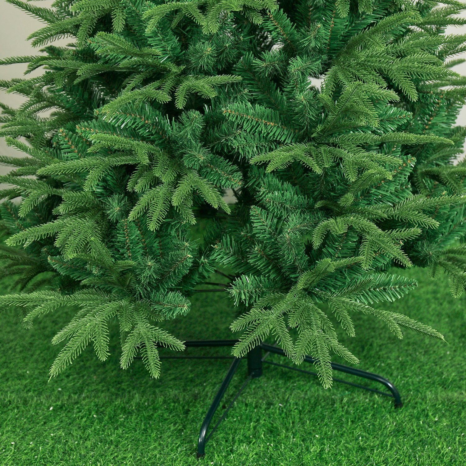 Inventario transfronterizo especial para decoraciones de Navidad verde simulación punta de alta calidad cifrado PE híbrido árbol de Navidad doméstico