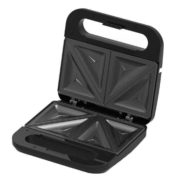Fábrica al por mayor 110V máquina de sándwich nuevo tipo de desayuno casero máquina de waffles galletas