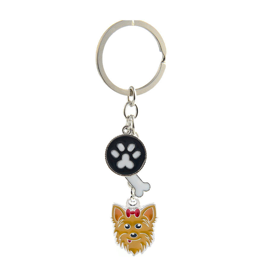 Ethnic Style Dog Metal Printing Unisex Keychain display picture 4