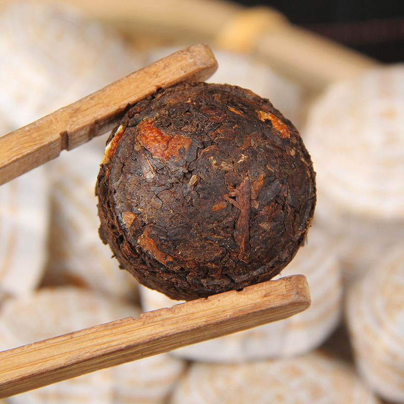 卸売りプーアル茶陳皮小四川茶新会柑普陳皮 + 雲南プーアル茶四川茶柑普熟