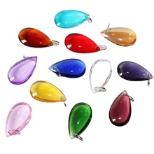 耳環吊墜飾品透明光面水晶珠水鑽水晶玻璃異型diy飾品配件燈飾