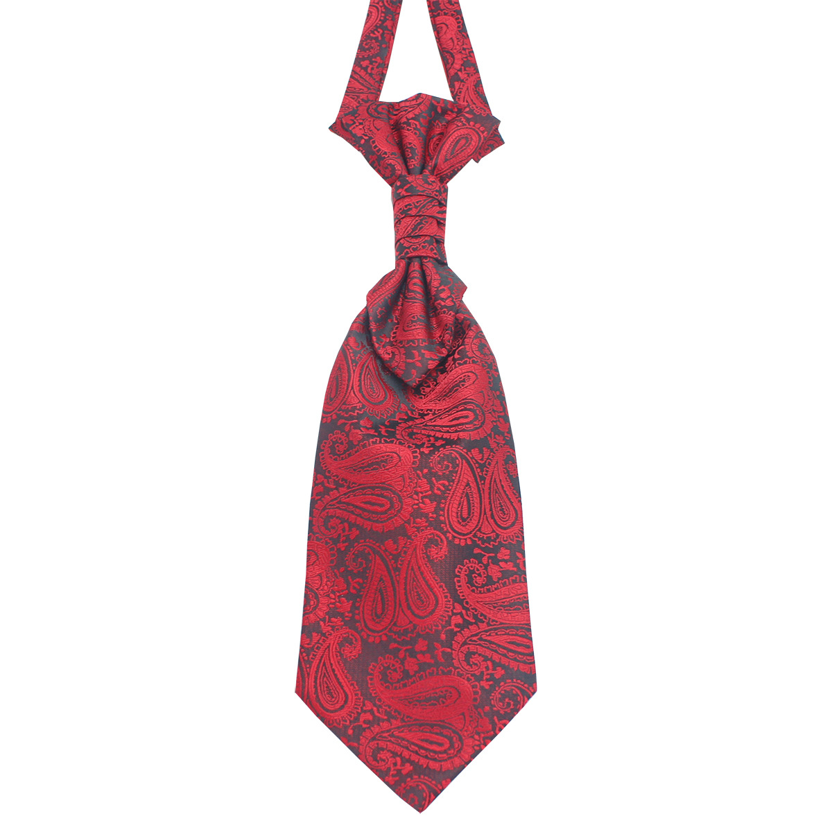 Fabricantes de corbatas de nudo de Hong Kong para hombres al por mayor corbata de seda de poliéster jacquard negro ultra ancho traje chaleco accesorios