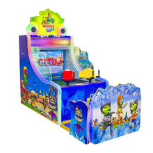 工厂批直售新款42寸儿童双人射水机亲子互动娱乐游戏机儿童礼品机
