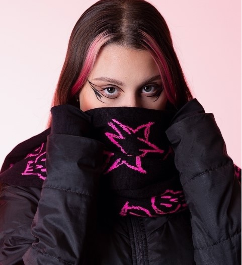 Women's Punk Streetwear Geometric Cotton Polyester Scarf display picture 2