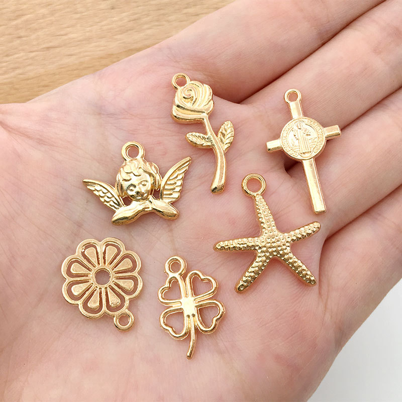 55g Weight Pendant Jewelry Making Type 15-25mm Jewelry Making Size DIY Jewelry Accessories Classification 100 PCS/Package, 50 PCS/Package Quantity Alloy Material Heart Shape, Flower, Elephant Pattern Enamel Design Simple Style Style 100 PCS/Package 50 PCS/Package 15-25mm Alloy Heart Shape Flower Elephant Pendant 6