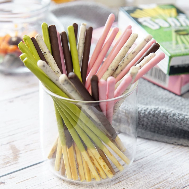 Greegao POCKY Baili шоколад Baseball Длинная прут Wickar молочный печенье покрытие декоративная качающиеся печенье закуска
