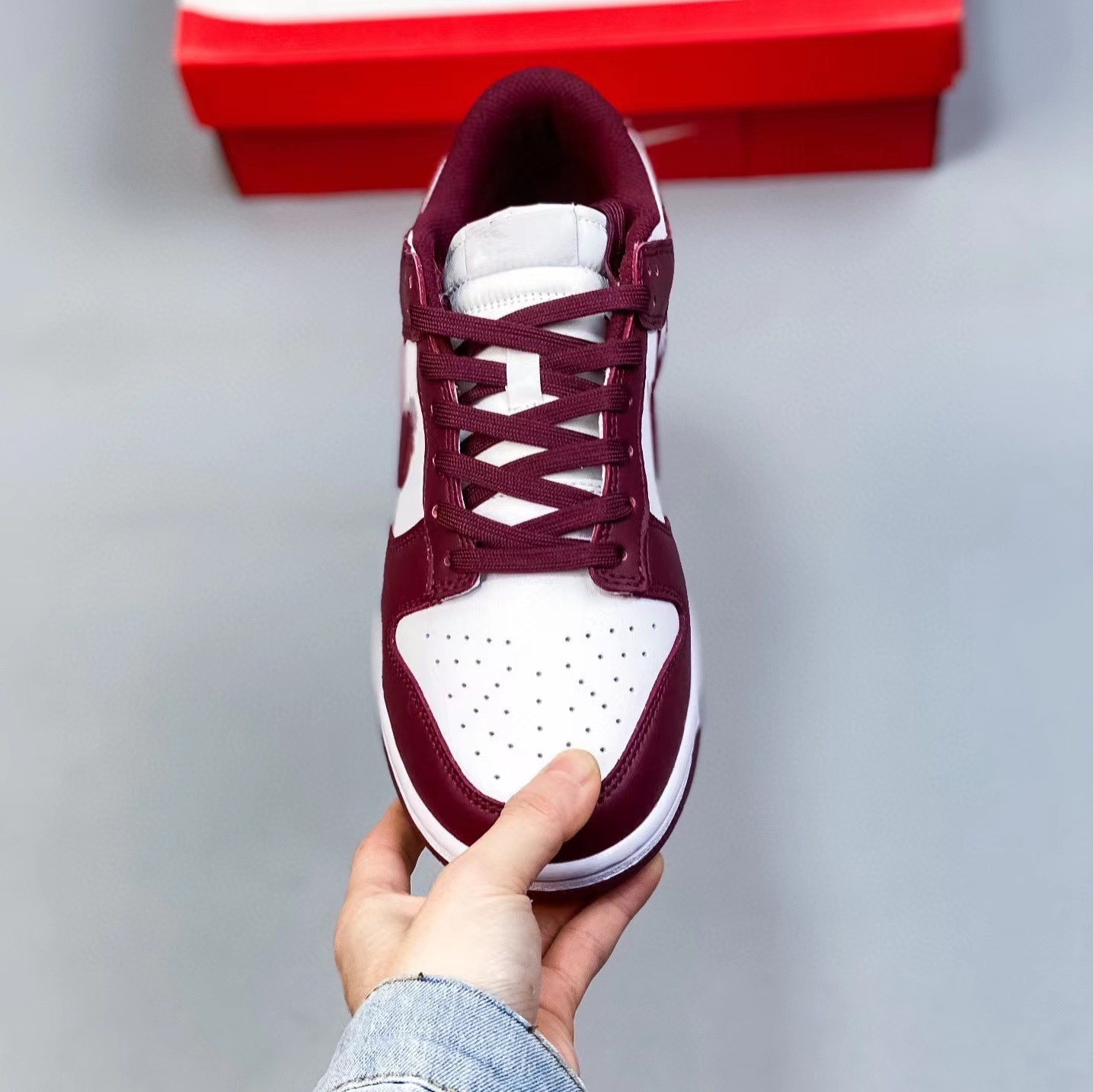Putian puro original AJ Panda invertido DUNK bajo-top de los hombres y zapatos de las mujeres de pareja zapatos del tablero del todo-fósforo AJ4 Deportes zapatos de Baloncesto