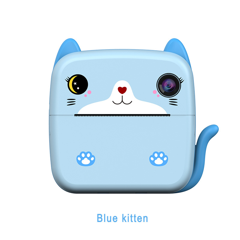 Transfronterizos niños digital A21 Polaroid dibujos animados delantero y trasero doble disparo mini cámara de impresión de fotos HD