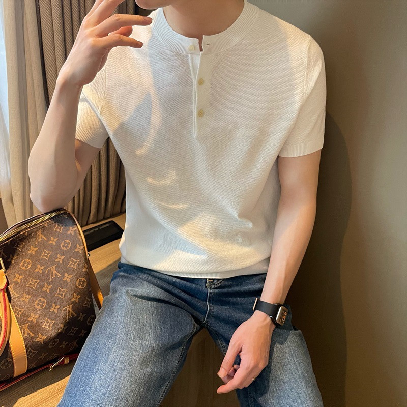 Summer knitted T-shirt