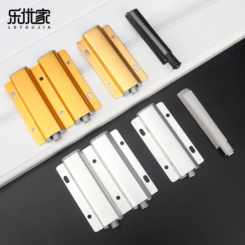 柜门反弹器免拉手按压式磁吸隐形门弹簧开关衣橱柜门暗装磁碰