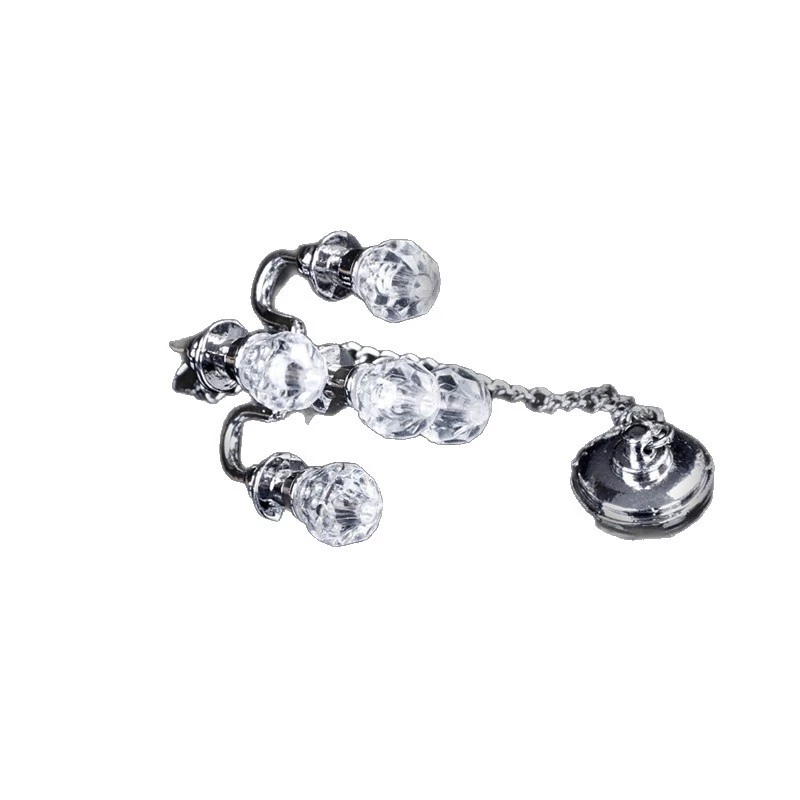 Doll house, small lights with accessories, crystal pendant, creative ceiling lamp for princess