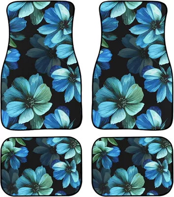 Avtomobil döşəmə paspasları — Anti-Slip - car-floor-mats-33-3344cm-two-piece-set