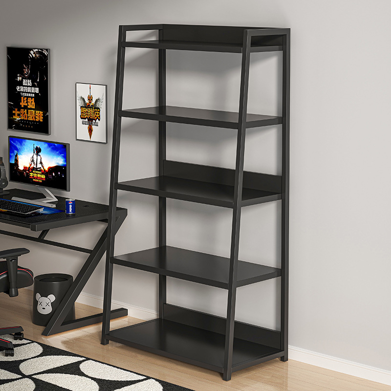書櫃書架落地家用多層放書本架落地書櫃置物架收納架柜子分層置物
