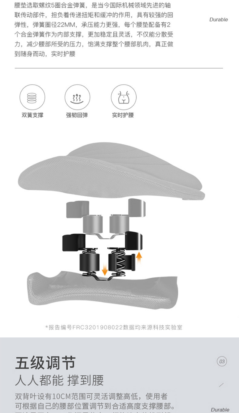 Mr. Rou's Ergonomic Lumbar Support Office Lumbar Cushion Summer Driver's Seat Car Lumbar Pillow Car Lumbar Support