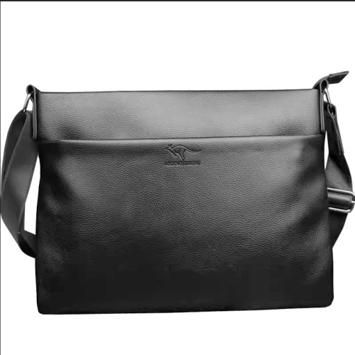 Men's Business Bag Large Capacity Single Shoulder A4 Paper Briefcase Crossbody Bag Casual Men's Bag