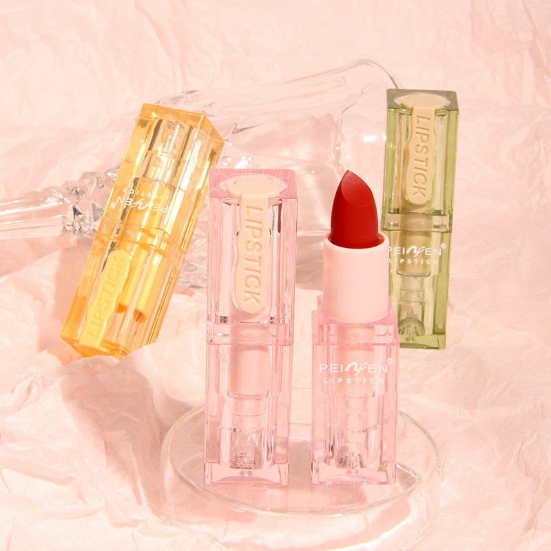 Penicillin Marshmallow Cream Lipstick Matte Mist Sense Humectant No es fácil de descolorar lápiz labial maquillaje transfronterizo