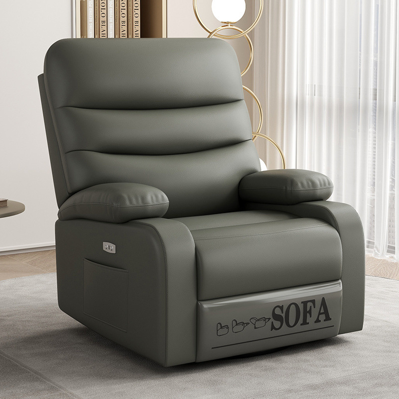 Silla de mecedora espacial de primera clase sofá sala de estar manicuría multifuncional dormitorio sofá eléctrico masaje perezoso