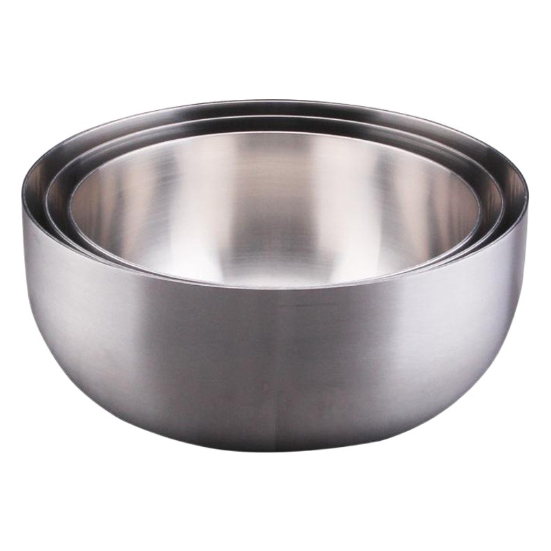 304 tazón de fideos de acero inoxidable cuenca de sopa y cuenca de fideos cuenca de mezcla de lavado de verduras tazón de sopa caliente olla caliente tazón de ensalada de frutas