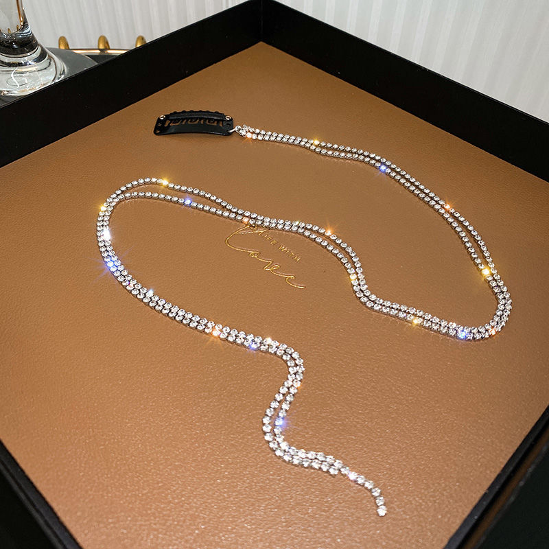 SKU_24_颜色 1只装(2条银色闪钻) 流苏