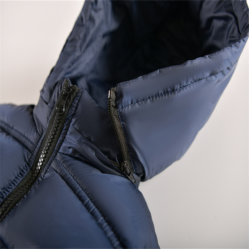 SAMGAMIBABY clothing winter children's new versatile solid color cotton coat boys' simple hooded jacket_voghion.com