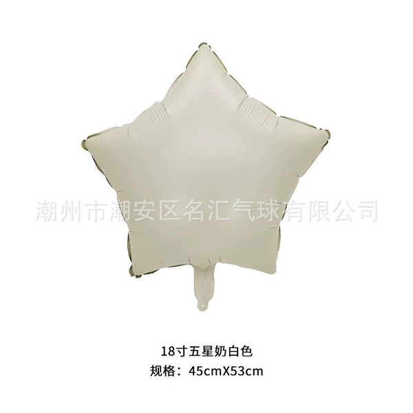 18 -inch pentagram cream color