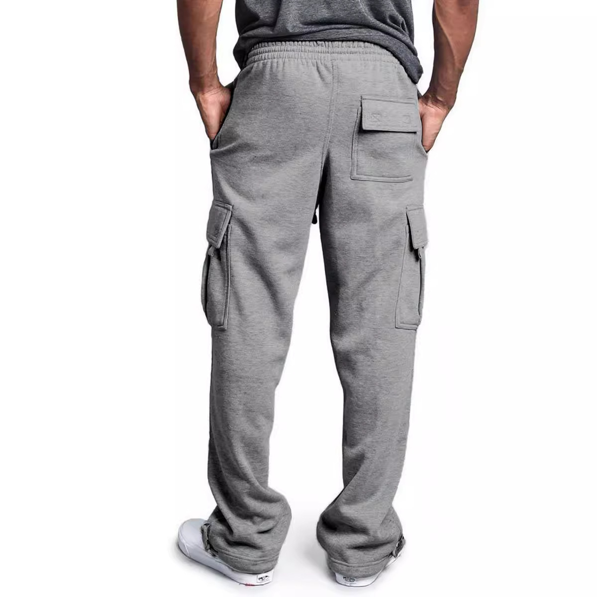 Nuevos pantalones de trabajo de hombre de bolsillo, alta calle, marca de tendencia europea y americana, pantalones casuales retrógrados para hombres transfronterizos.