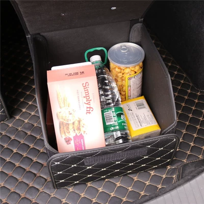 Car storage bag/box: cute multifunctional sundries box for