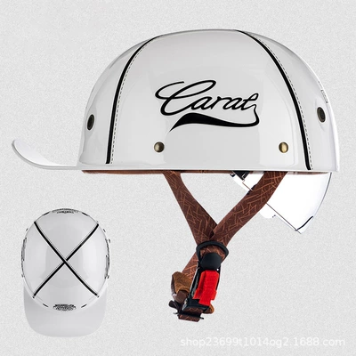 Motosiklet kaskı (dəbilqə) – Vehicle Helmet, New 3C Certification - rw03-endoscopic-model-white-carter-alliance-m-size