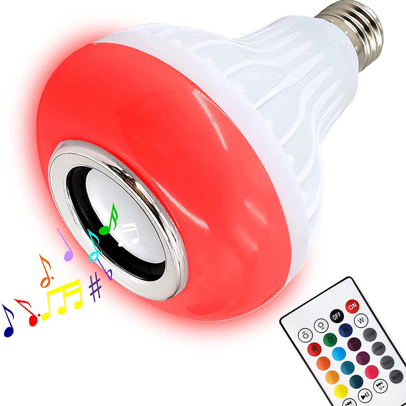 Cross-border LED Bluetooth music bulb cool LED light wireless remote control colorful bulb atmosphere light in stock supply Cross-border LED Bluetooth music bulb cool LED light wireless remote control colorful bulb atmosphere light in stock supply