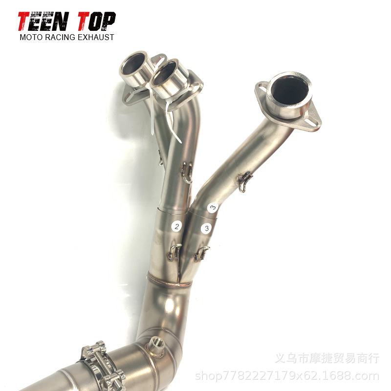 Motorcycle Modified Yamaha Fz09 Exhaust Pipe Mt09 Base Plate Set Modified Non-Destructive Installation 21 Years+