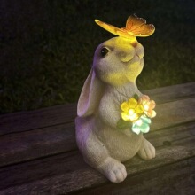 K 74111 Solar Cat Rabbit Light ͥԺװ�ε� ����ѷŷ���羳