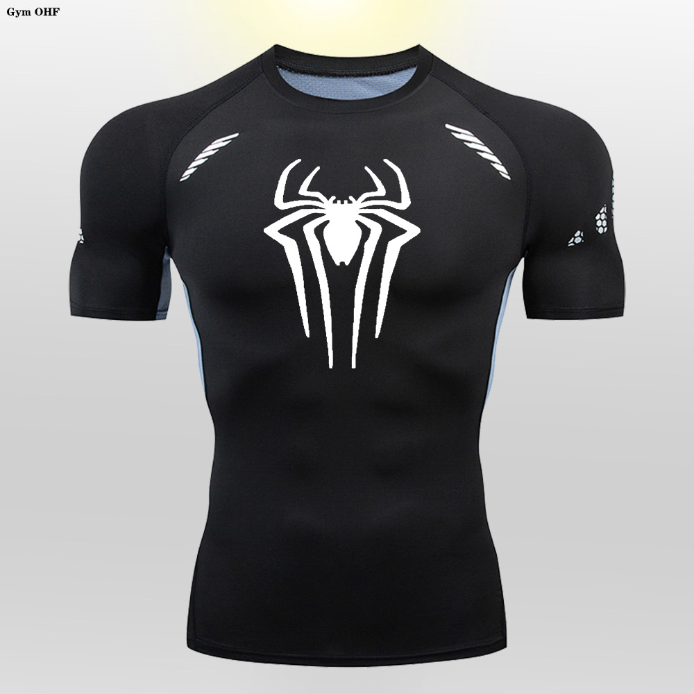 그레이블루메쉬반팔-1