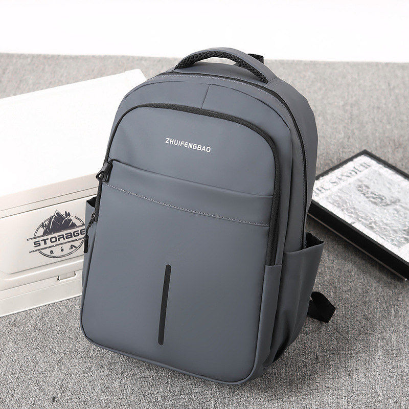 Waterproof Leather Travel Backpack For Men Multi Functional Bag_voghion.com