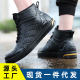 Factory direct European and American British style men's frosted non-slip wear-resistant water shoes casual shoes pvc short rain shoes