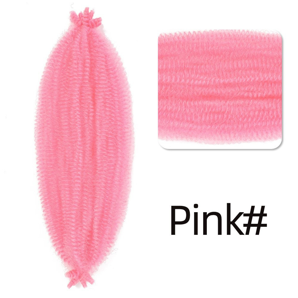 Transfronterizos rizos orugas africanas primavera Afro kinky twist pelucas al por mayor