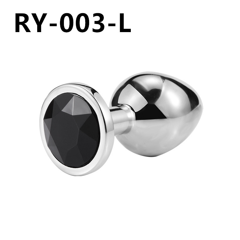 Volver corte metal anal plug adulto hombres y mujeres SM compartir masturbación clímax sexy anal plug adulto suministros pequeño mediano grande