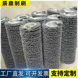 除尘清理抛光磨料丝缠绕式内绕弹簧刷尼龙不锈钢螺旋式毛刷定 制