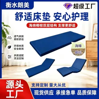 单摇双摇平板床垫棕丝椰棕病床床垫学校监狱部队医院养老院床垫
