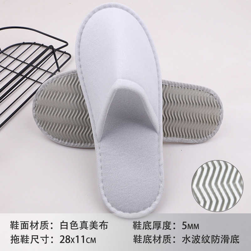 Hotel sandalinas desechables de algodón de lino de seda sandalinas de alojamiento residencial sandalinas desechables antideslizantes soleas de zapatillas gruesas