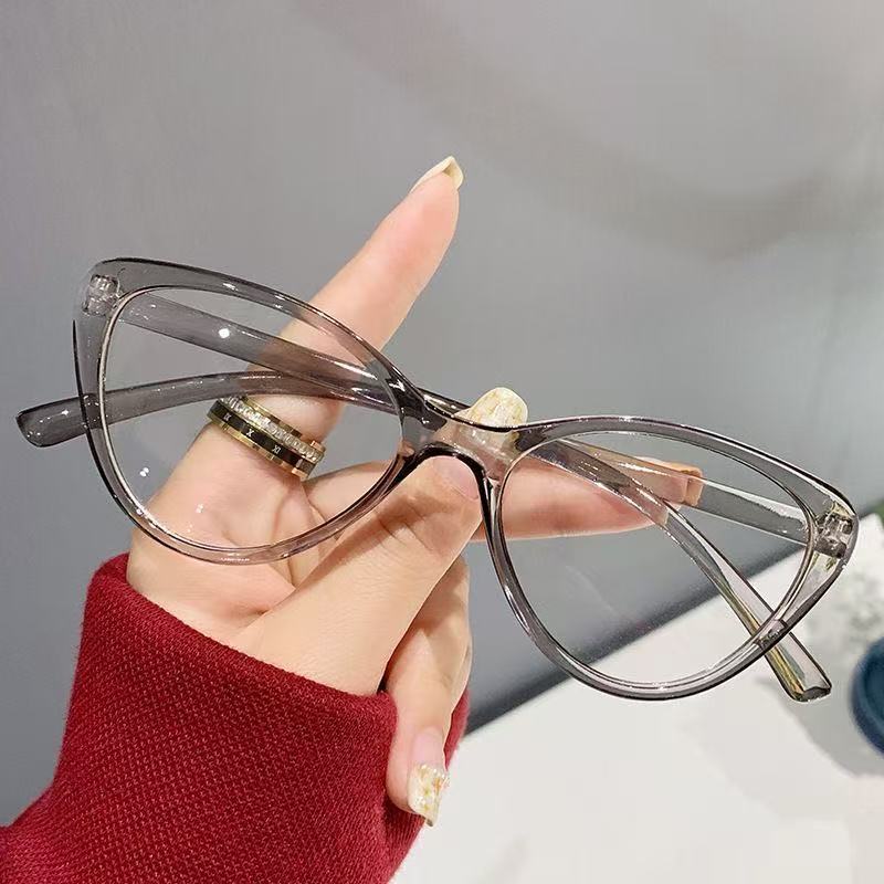 Damen Anti-blaulicht-brille Im Retro-stil Mit Katzenaugenform_voghion.com