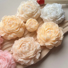 牡丹の花香薫ろうそくの花の形の結婚のお土産セットのテーブルの置物の誕生日の女子学生は小さいプレゼントを送ります。