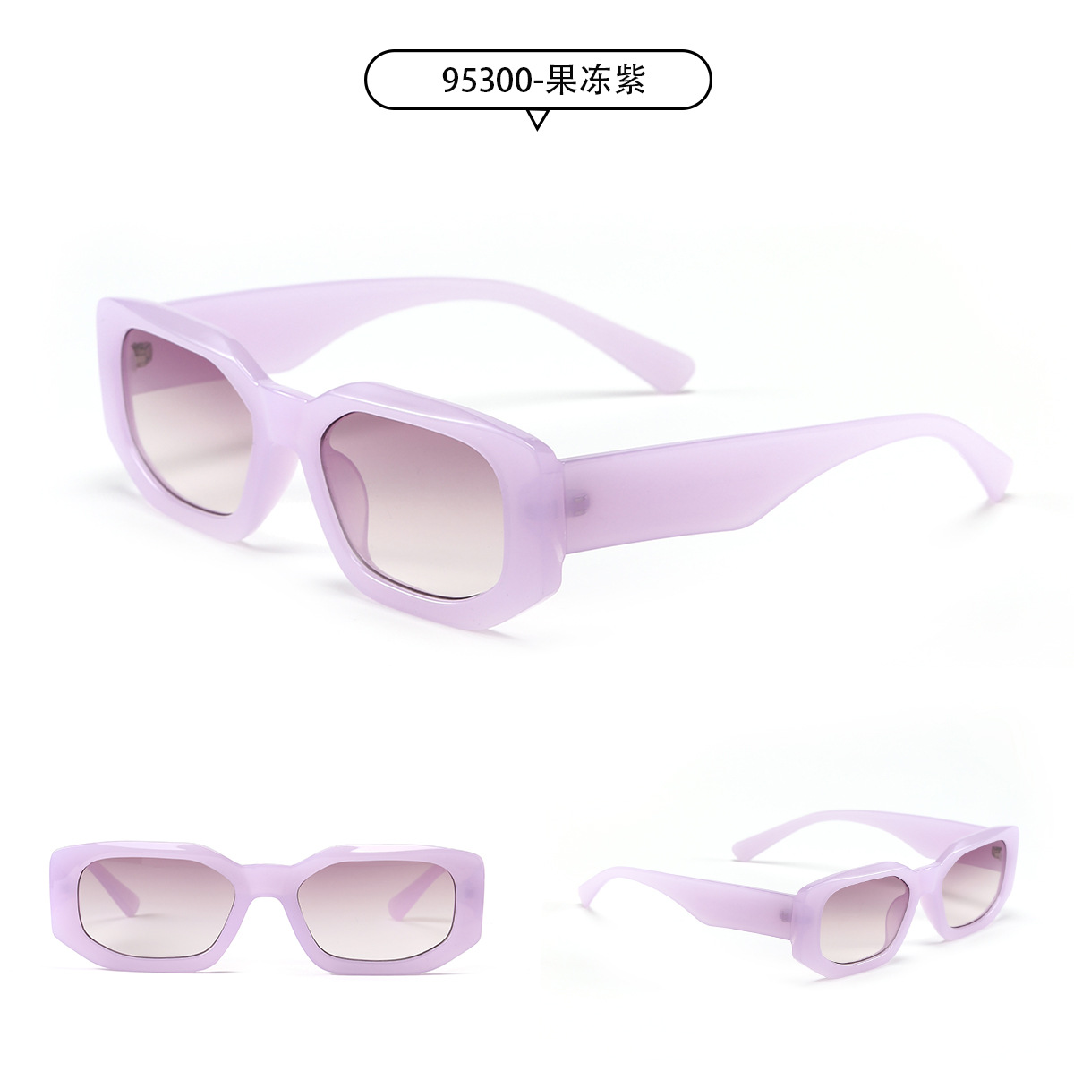 Retro Sunscreen Polygonal Sunglasses Wholesale display picture 11