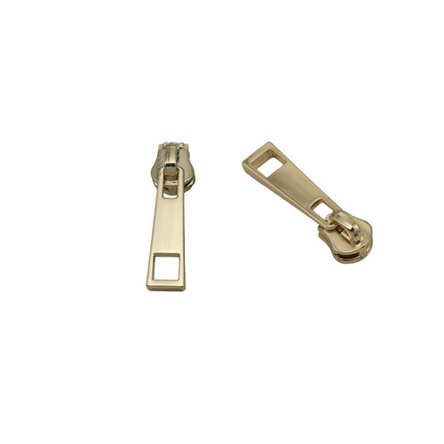 No. 5 locomotive slider wholesale luggage hardware No. 5 copper tooth zipper puller clothing luggage wallet zipper accessories