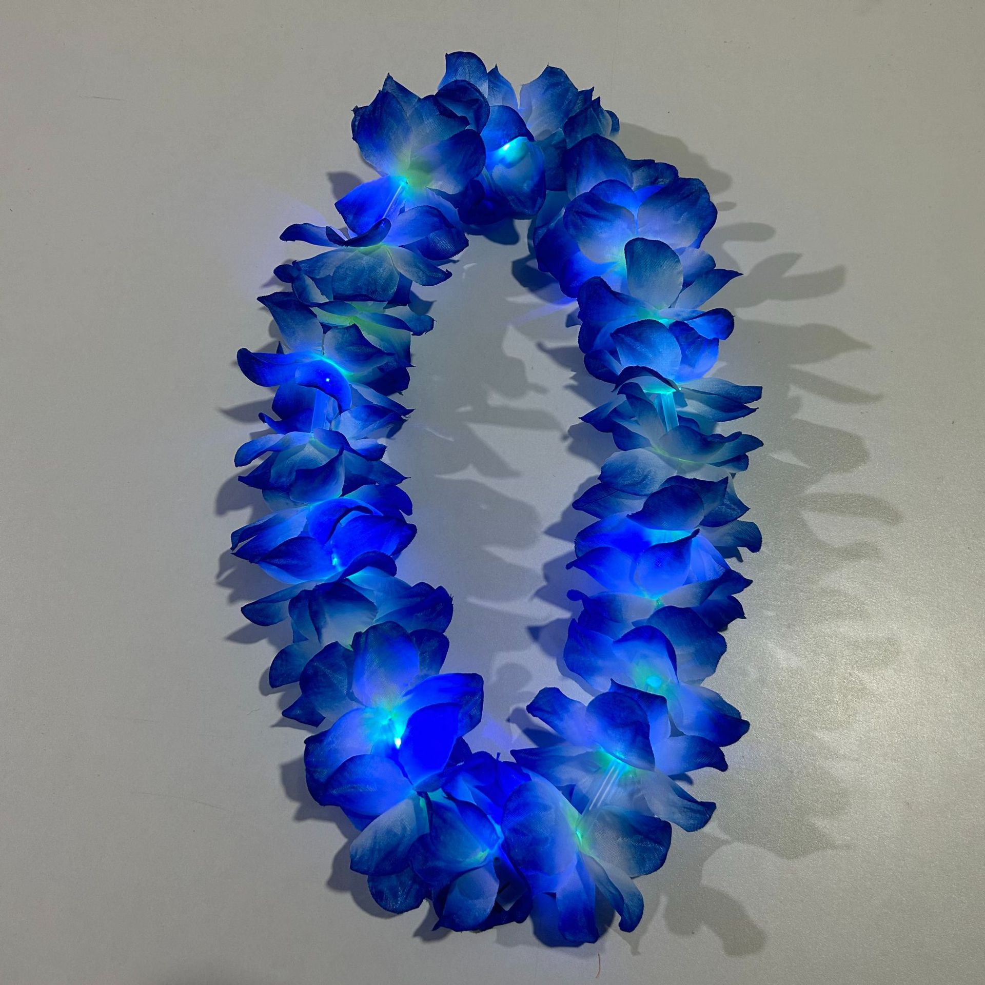 Lámpara LED de color corolla de pétalos de diámetro 11 cm 10 lámparas 24 flores al aire libre de vacaciones