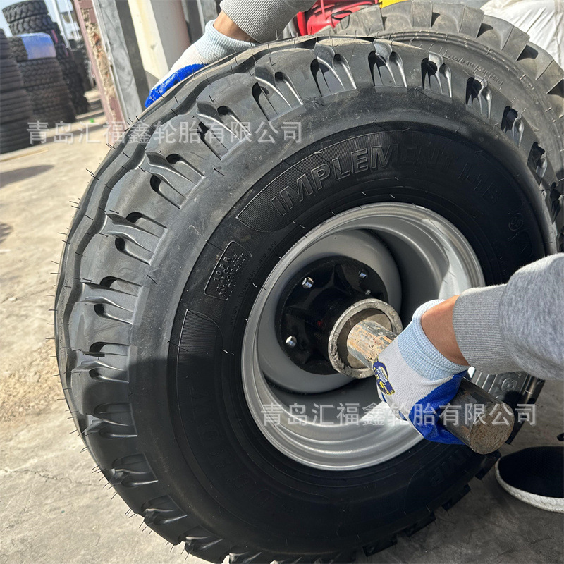 配套曲混花纹轮胎 10.0/80-12 翻转犁轮胎农机具轮胎可配钢圈轴头