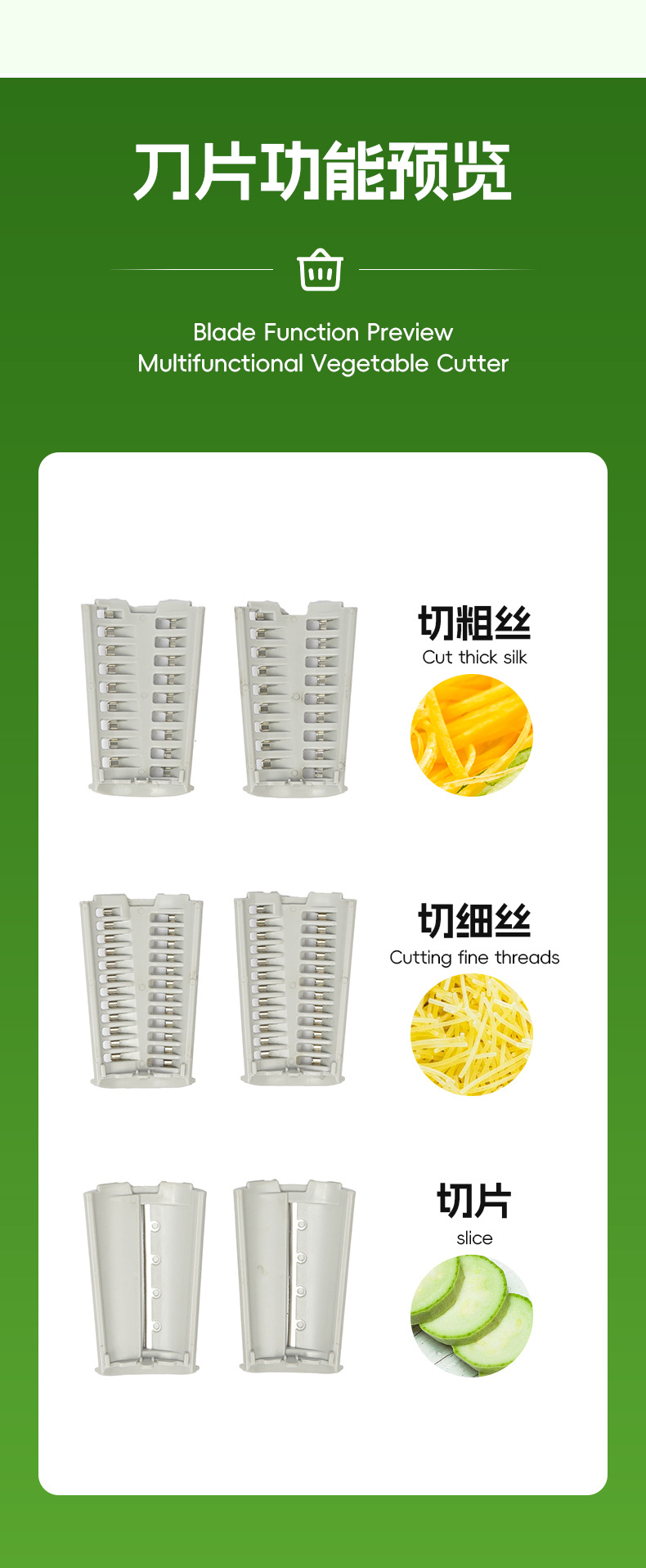 Cross-border multifunctional vegetable cutter drum slicer hand-crank vegetable cutter potato shredder grater julienne cutter wholesale