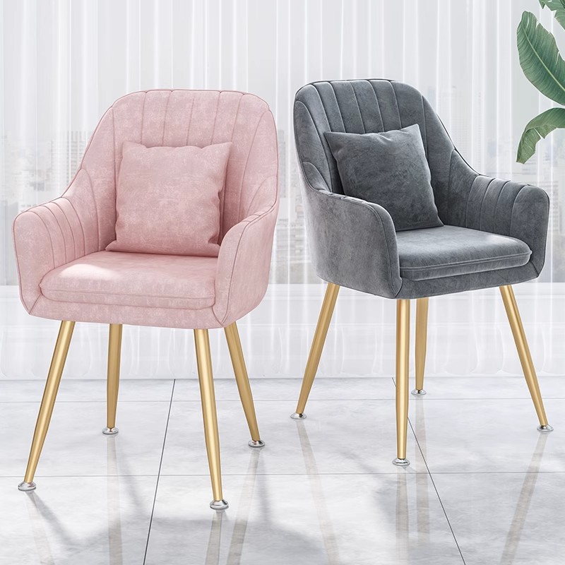 인터넷 인기있는 의자 메이크업 의자 책상 의자 노르딕 인 라이트 럭셔리 다이닝 의자 캐주얼 등받이 조합 드레싱 의자 네일 의자